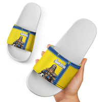 World Football 2026 Sweden Slide Sandals Go Blagult Viking Glory