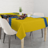 World Football 2026 Sweden Tablecloth Go Blagult Viking Glory