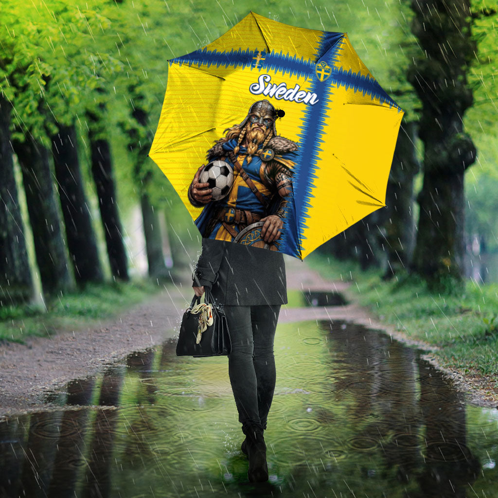 World Football 2026 Sweden Umbrella Go Blagult Viking Glory