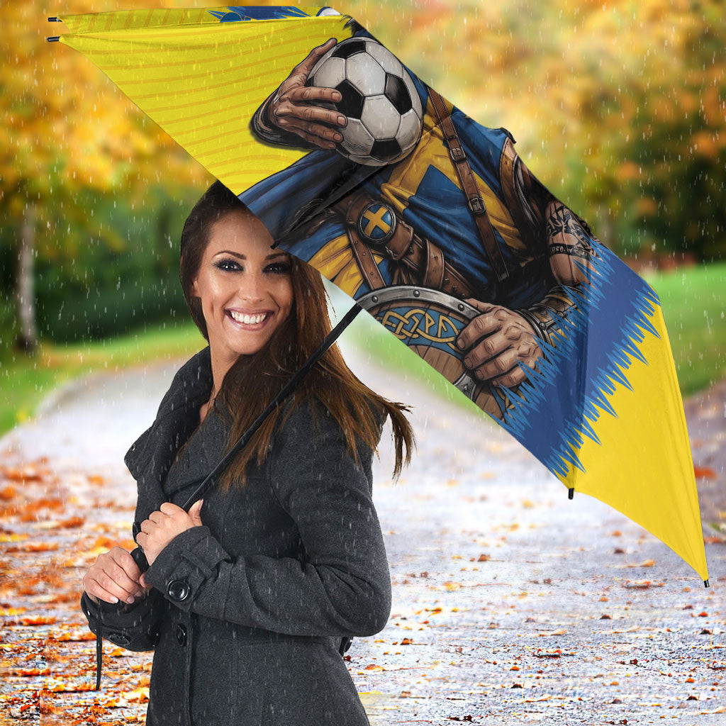 World Football 2026 Sweden Umbrella Go Blagult Viking Glory