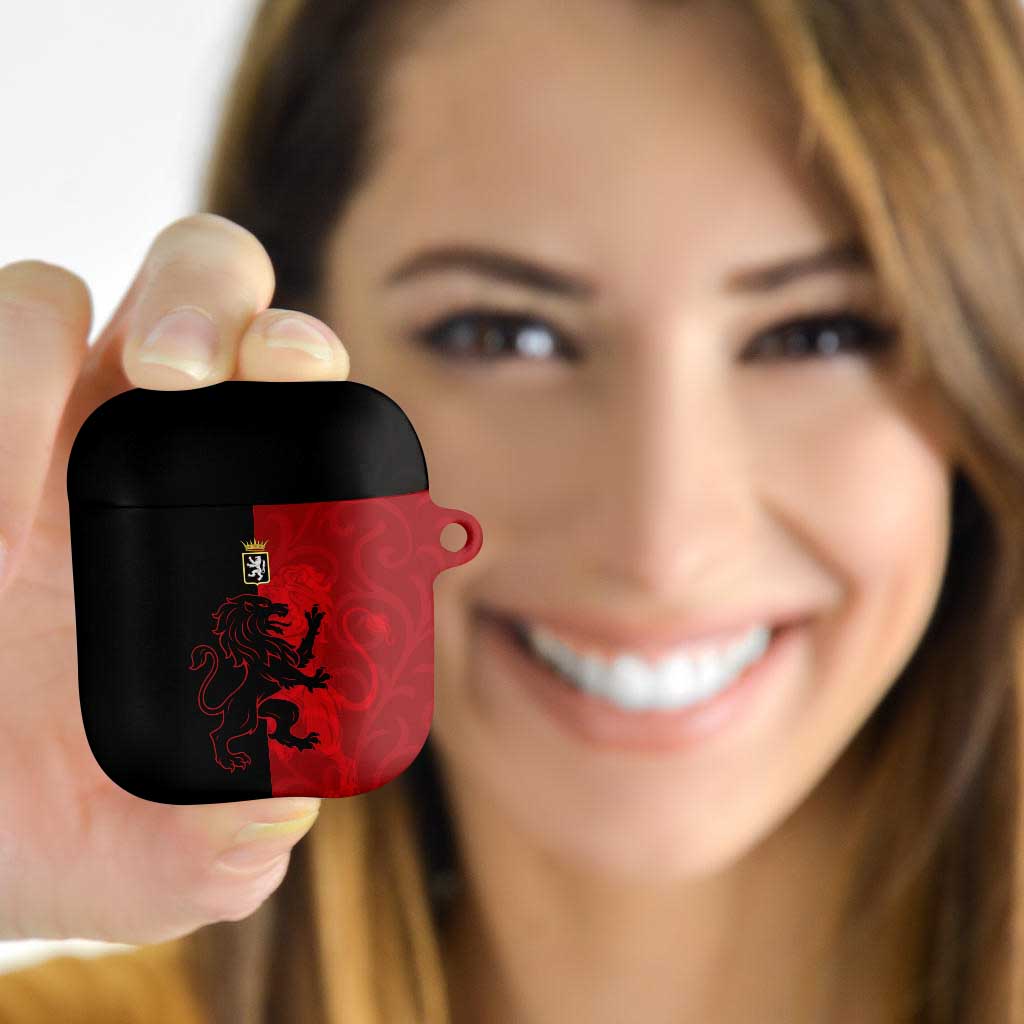 Italy Aosta Valley AirPods Case Emblem With Flag Style - Wonder Print Shop