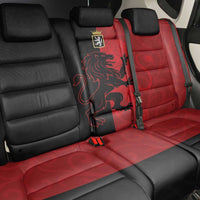 Italy Aosta Valley Back Car Seat Cover Emblem With Flag Style - Wonder Print Shop