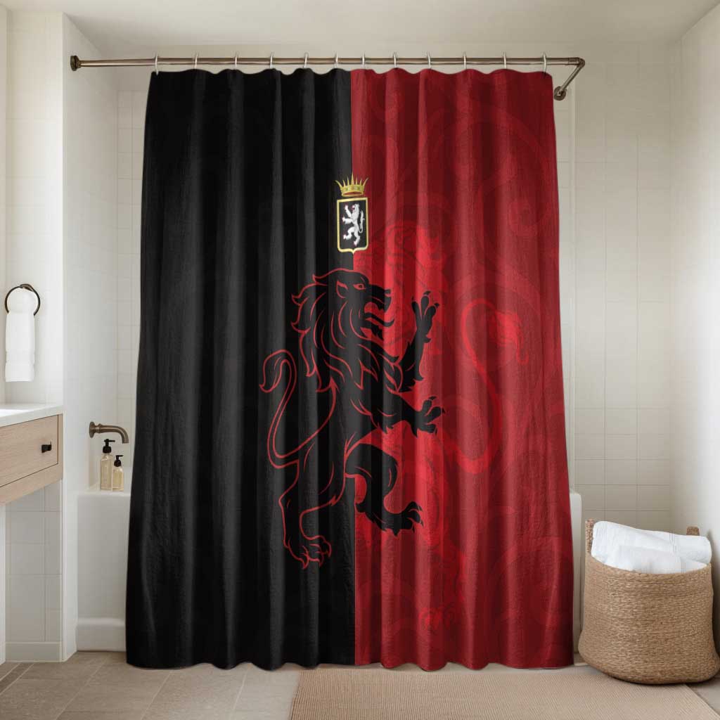 Italy Aosta Valley Bathroom Set Emblem With Flag Style - Wonder Print Shop