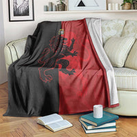 Italy Aosta Valley Blanket Emblem With Flag Style - Wonder Print Shop