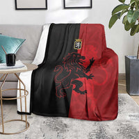 Italy Aosta Valley Blanket Emblem With Flag Style - Wonder Print Shop