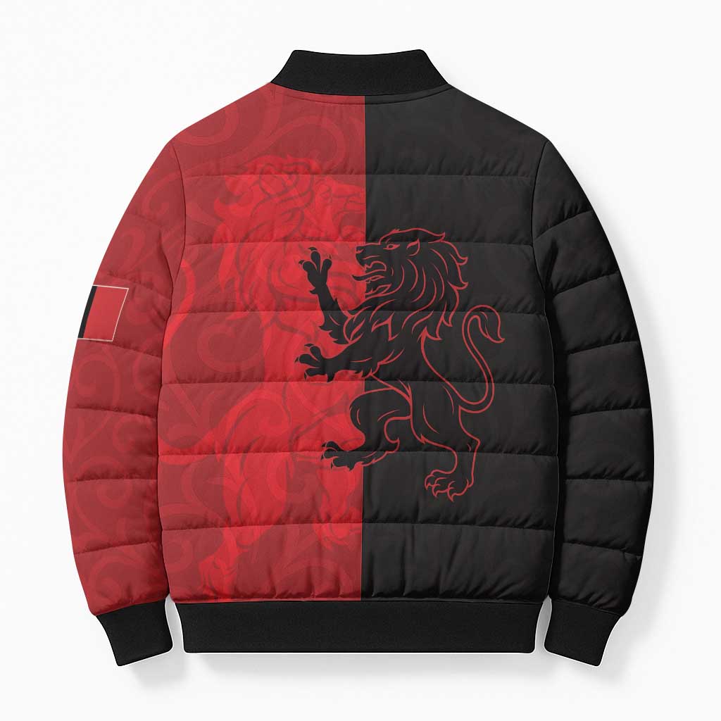 Italy Aosta Valley Bomber Puffer Jacket Emblem With Flag Style LT19