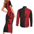 Italy Aosta Valley Couples Matching Short Sleeve Bodycon Dress and Long Sleeve Button Shirt Emblem With Flag Style LT19