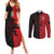 Italy Aosta Valley Couples Matching Summer Maxi Dress and Long Sleeve Button Shirt Emblem With Flag Style LT19