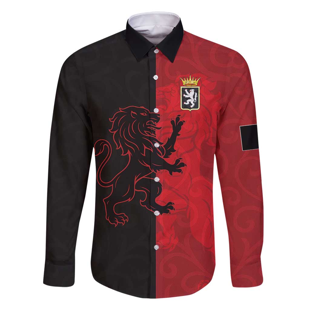 Italy Aosta Valley Family Matching Long Sleeve Bodycon Dress and Hawaiian Shirt Emblem With Flag Style LT19