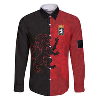 Italy Aosta Valley Family Matching Off The Shoulder Long Sleeve Dress and Hawaiian Shirt Emblem With Flag Style LT19