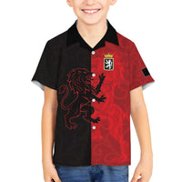 Italy Aosta Valley Family Matching Off Shoulder Short Dress and Hawaiian Shirt Emblem With Flag Style LT19