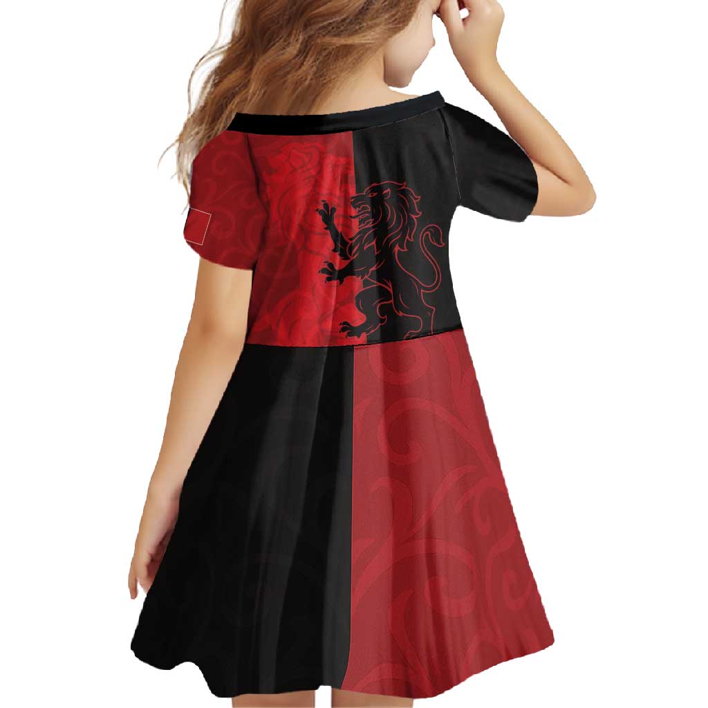 Italy Aosta Valley Family Matching Summer Maxi Dress and Hawaiian Shirt Emblem With Flag Style LT19