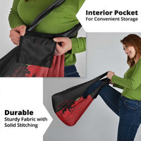 Italy Aosta Valley Grocery Bag Emblem With Flag Style - Wonder Print Shop