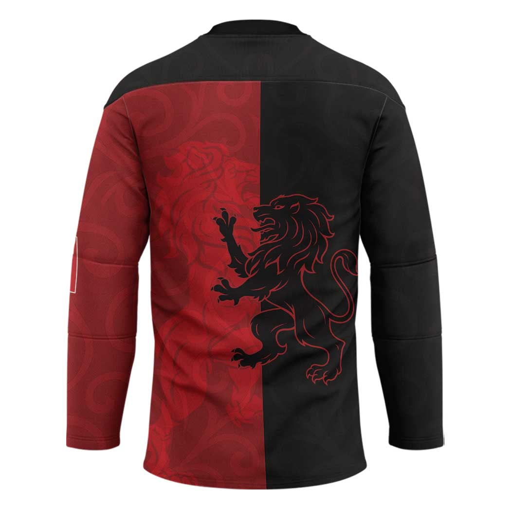 Italy Aosta Valley Hockey Jersey Emblem With Flag Style LT19