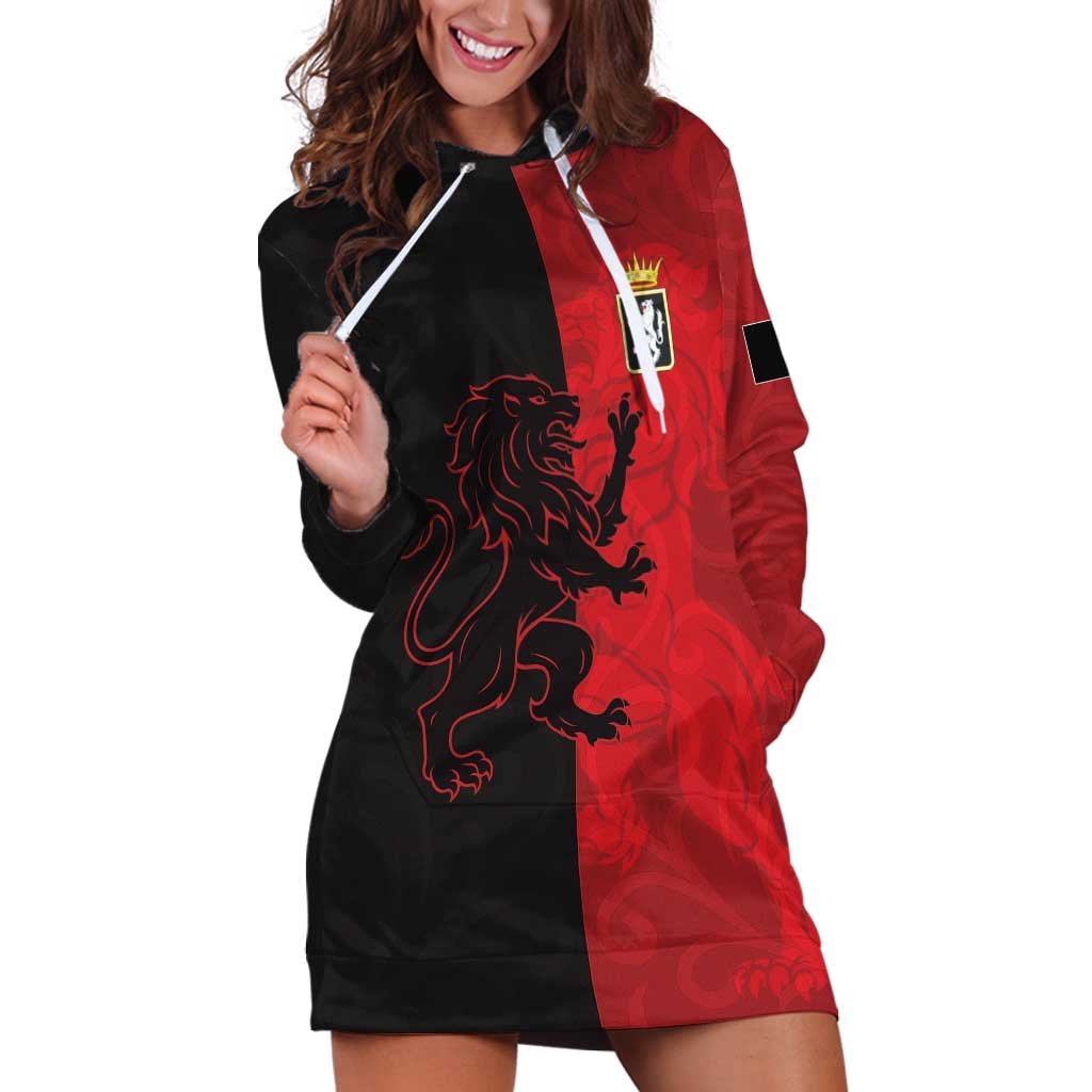 Italy Aosta Valley Hoodie Dress Emblem With Flag Style LT19