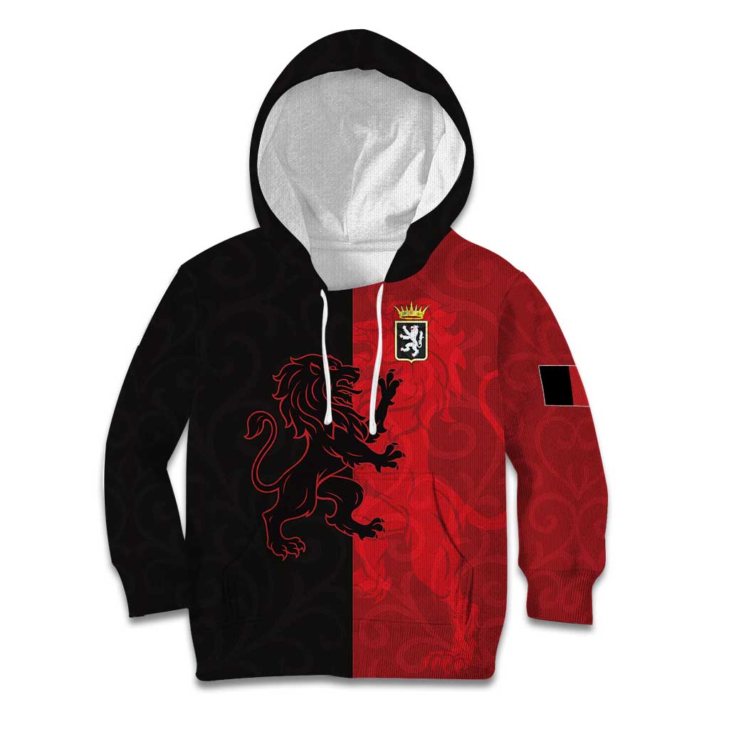 Italy Aosta Valley Kid Hoodie Emblem With Flag Style LT19