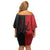 Italy Aosta Valley Off Shoulder Short Dress Emblem With Flag Style LT19