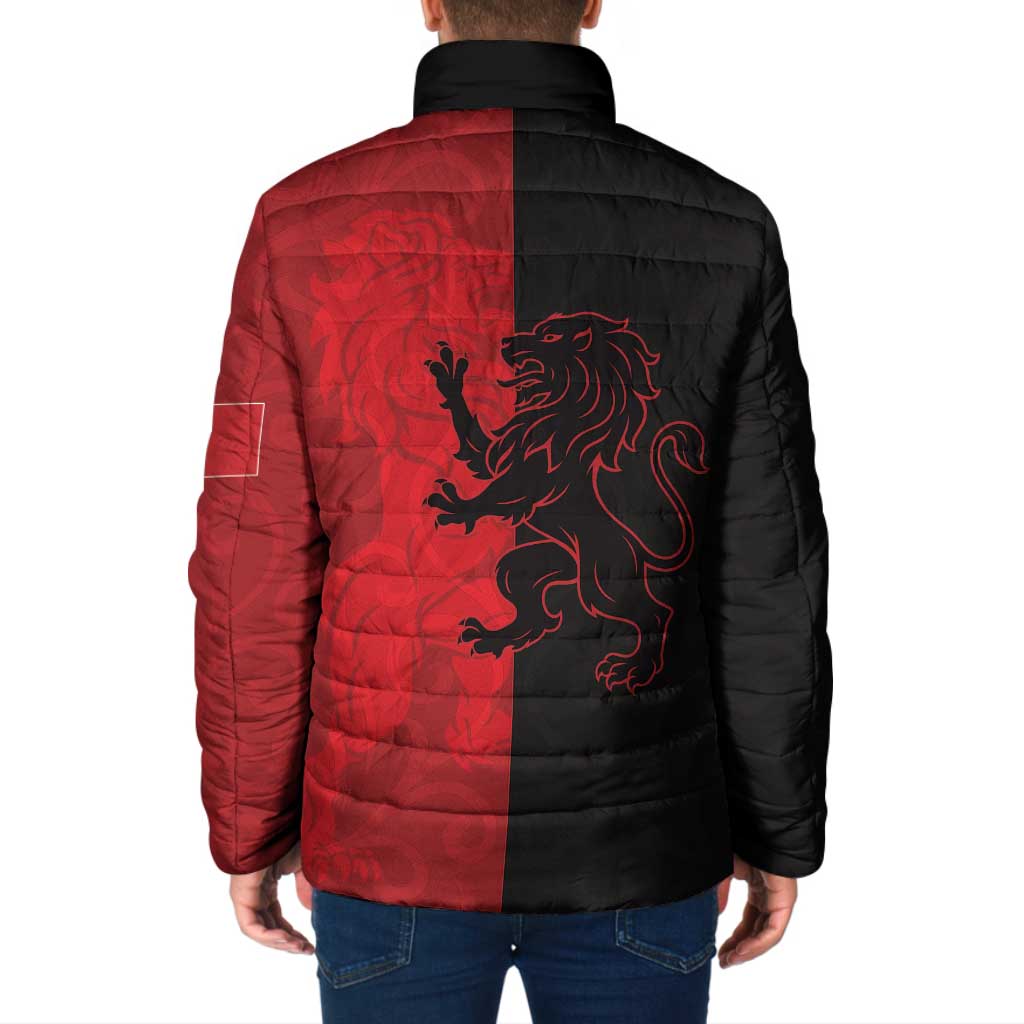 Italy Aosta Valley Padded Jacket Emblem With Flag Style LT19