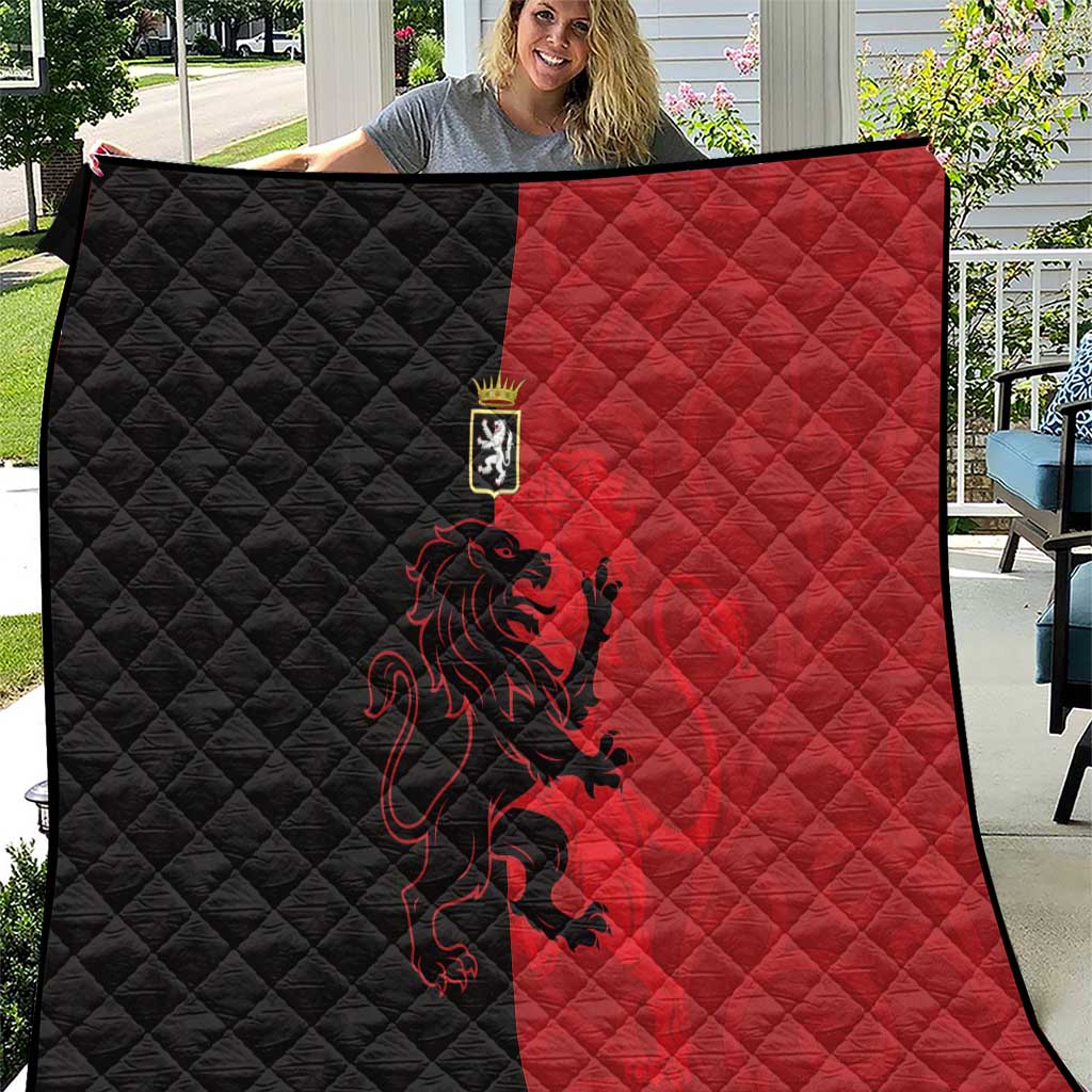 Italy Aosta Valley Quilt Emblem With Flag Style - Wonder Print Shop