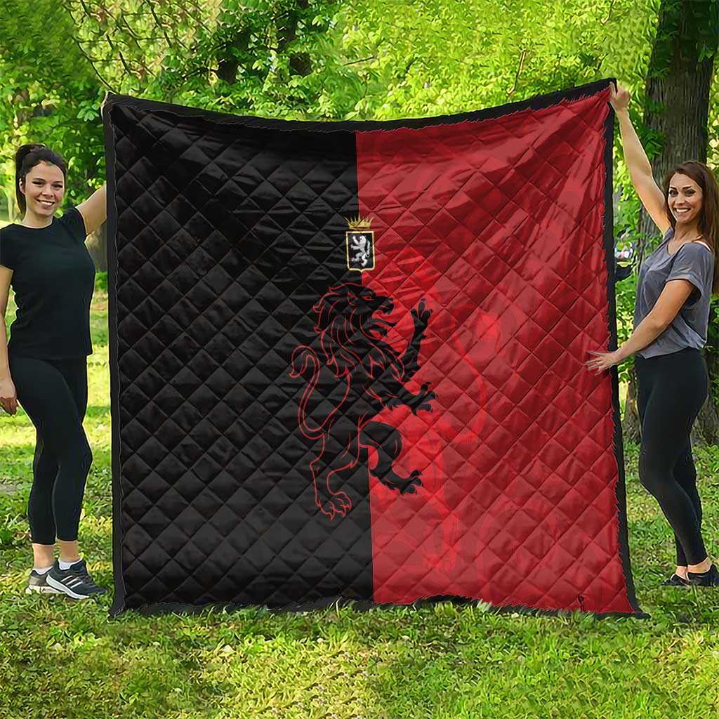 Italy Aosta Valley Quilt Emblem With Flag Style - Wonder Print Shop