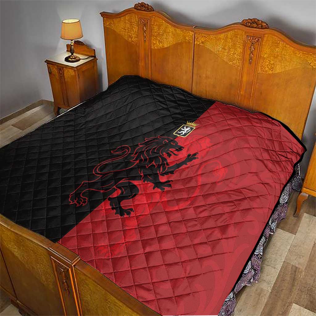 Italy Aosta Valley Quilt Emblem With Flag Style - Wonder Print Shop