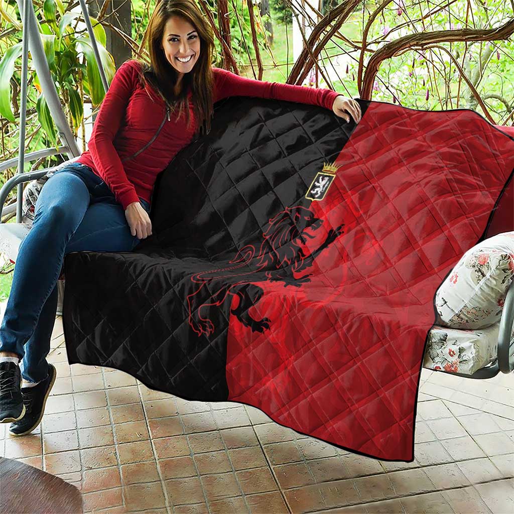 Italy Aosta Valley Quilt Emblem With Flag Style - Wonder Print Shop