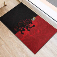 Italy Aosta Valley Rubber Doormat Emblem With Flag Style - Wonder Print Shop