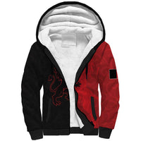 Italy Aosta Valley Sherpa Hoodie Emblem With Flag Style LT19