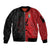 Italy Aosta Valley Sleeve Zip Bomber Jacket Emblem With Flag Style LT19