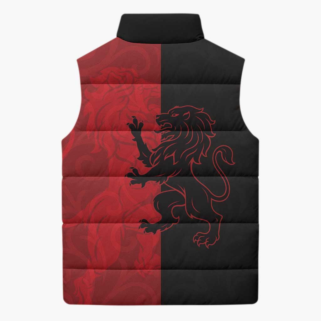 Italy Aosta Valley Sleeveless Puffer Jacket Emblem With Flag Style LT19