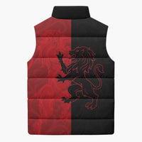 Italy Aosta Valley Sleeveless Puffer Jacket Emblem With Flag Style LT19