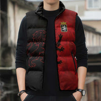 Italy Aosta Valley Sleeveless Puffer Jacket Emblem With Flag Style LT19