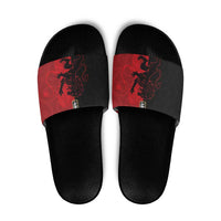 Italy Aosta Valley Slide Sandals Emblem With Flag Style - Wonder Print Shop