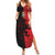 Italy Aosta Valley Summer Maxi Dress Emblem With Flag Style LT19