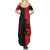 Italy Aosta Valley Summer Maxi Dress Emblem With Flag Style LT19