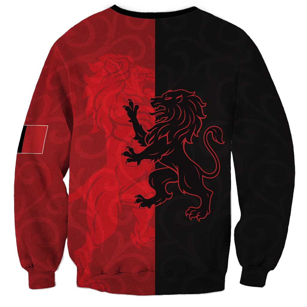 Italy Aosta Valley Sweatshirt Emblem With Flag Style LT19