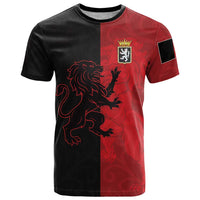 Italy Aosta Valley T Shirt Emblem With Flag Style LT19