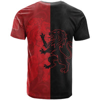 Italy Aosta Valley T Shirt Emblem With Flag Style LT19