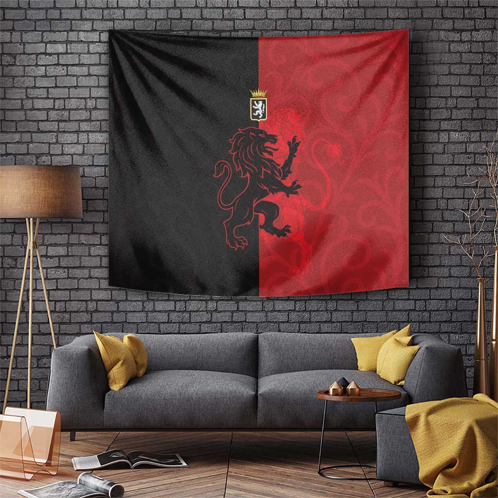 Italy Aosta Valley Tapestry Emblem With Flag Style - Wonder Print Shop