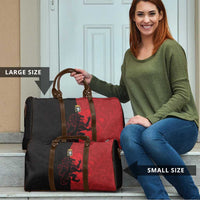 Italy Aosta Valley Travel Bag Emblem With Flag Style - Wonder Print Shop