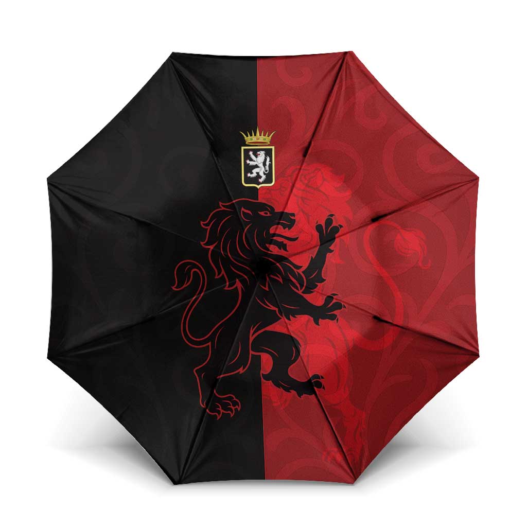 Italy Aosta Valley Umbrella Emblem With Flag Style - Wonder Print Shop