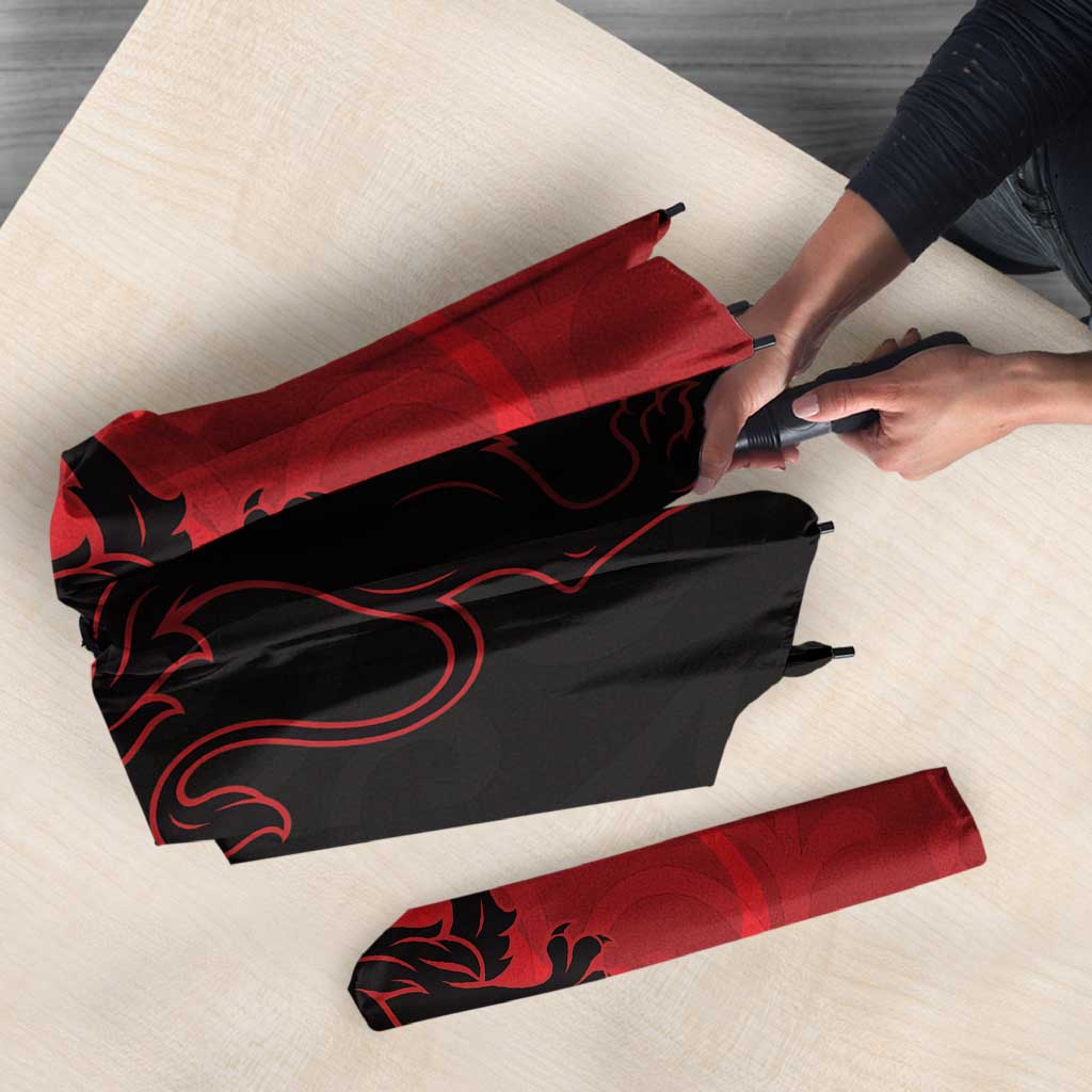 Italy Aosta Valley Umbrella Emblem With Flag Style - Wonder Print Shop