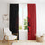 Italy Aosta Valley Window Curtain Emblem With Flag Style - Wonder Print Shop