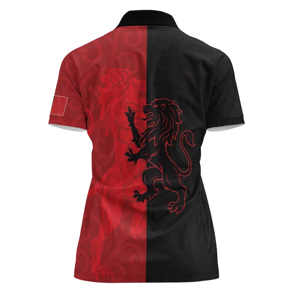 Italy Aosta Valley Women Polo Shirt Emblem With Flag Style LT19