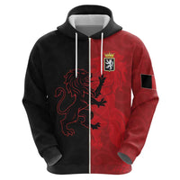 Italy Aosta Valley Zip Hoodie Emblem With Flag Style LT19