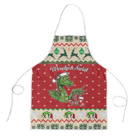 Poland Dinosaur Christmas Apron Polish Smok Wawelski Wesołych Swiat - Wonder Print Shop