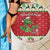 Poland Dinosaur Christmas Beach Blanket Polish Smok Wawelski Wesołych Swiat - Wonder Print Shop