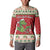 Poland Dinosaur Christmas Button Sweatshirt Polish Smok Wawelski Wesołych Swiat - Wonder Print Shop