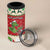 Poland Dinosaur Christmas 4 in 1 Can Cooler Tumbler Polish Smok Wawelski Wesołych Swiat - Wonder Print Shop
