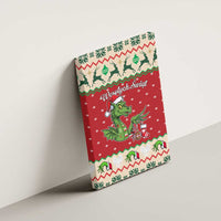 Poland Dinosaur Christmas Canvas Wall Art Polish Smok Wawelski Wesołych Swiat - Wonder Print Shop
